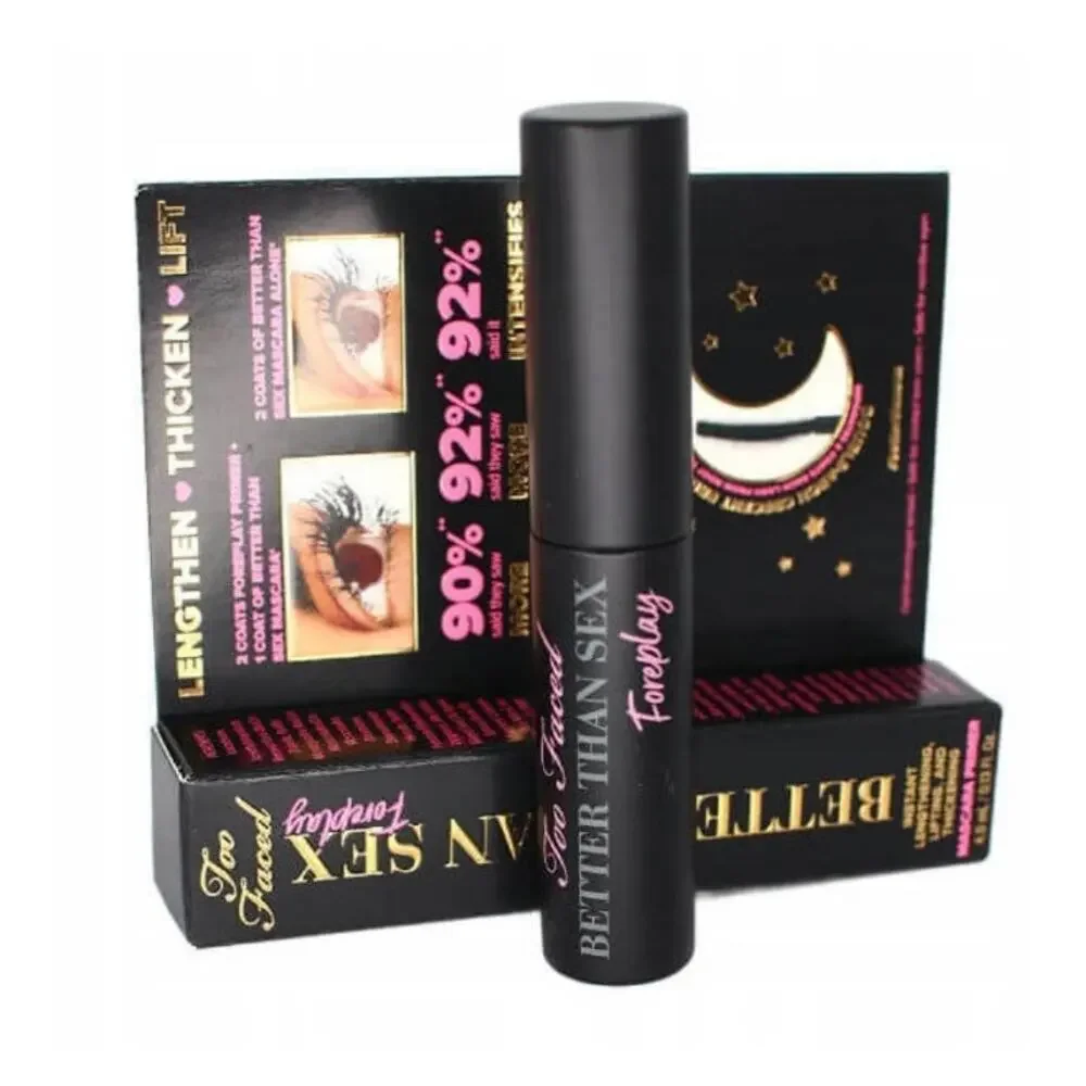 NEW Too Faced Better Than Sex Foreplay Mascara 4ml 2pc Set Mini‎ Travel Size